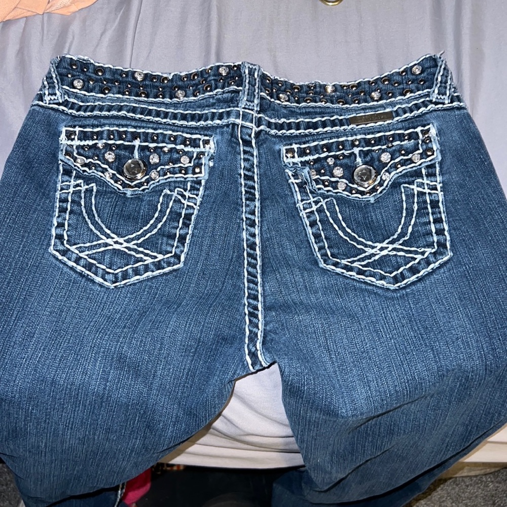LA idol Diamond and studded jeans size 11